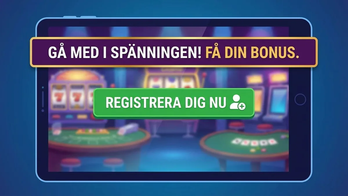 Registrera med bonus