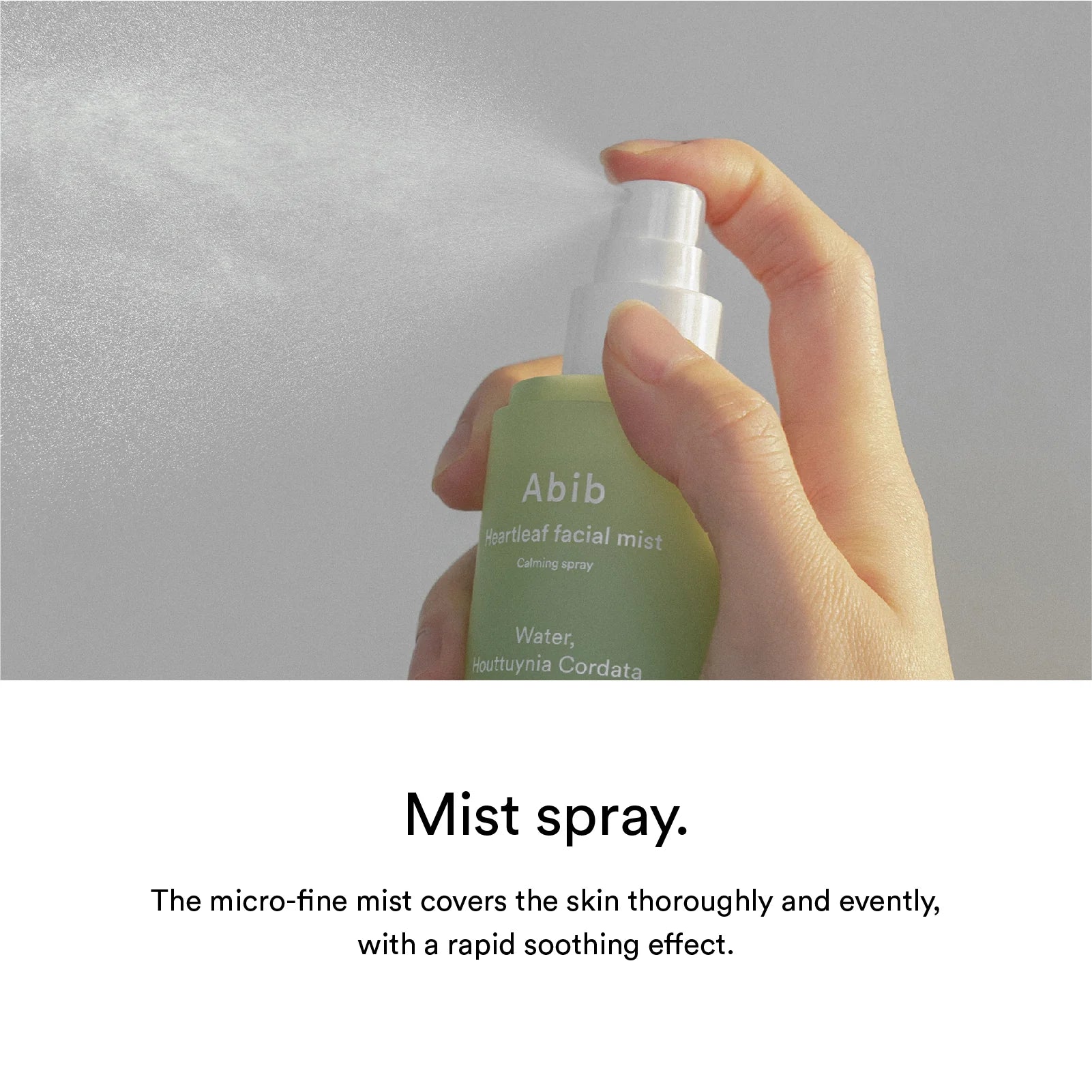 Abib Heartleaf Facial Mist Calming Spray Moisturizing Facial Mist - 150ml + 150ml refill