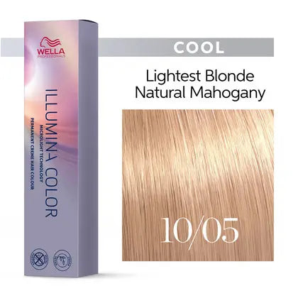 Wella Illumina 10/05 Ljusaste Blond Neutral Mahogny 60 ml