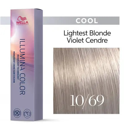 Wella Illumina 10/69 Ljusaste Blond Violett Cendré 60 ml