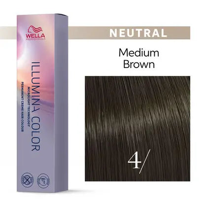 Wella Illumina 4/ Mellanbrun 60 ml