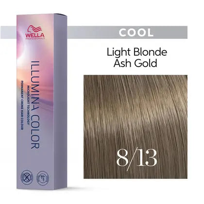 Wella Illumina 8/13 Ljusblond Aska Gyllene 60 ml