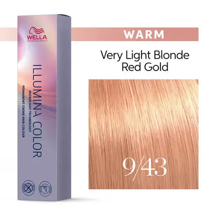 Wella Illumina 9/43 Mycket Ljusblond Mycket Ljusblond 60 ml