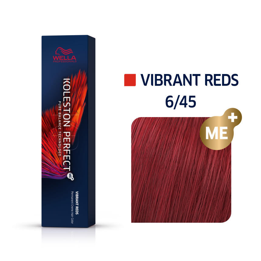 Wella Koleston Perfect Me+ 6/45 Vibrant Reds - Mörkblond Rödaktig Mahogny