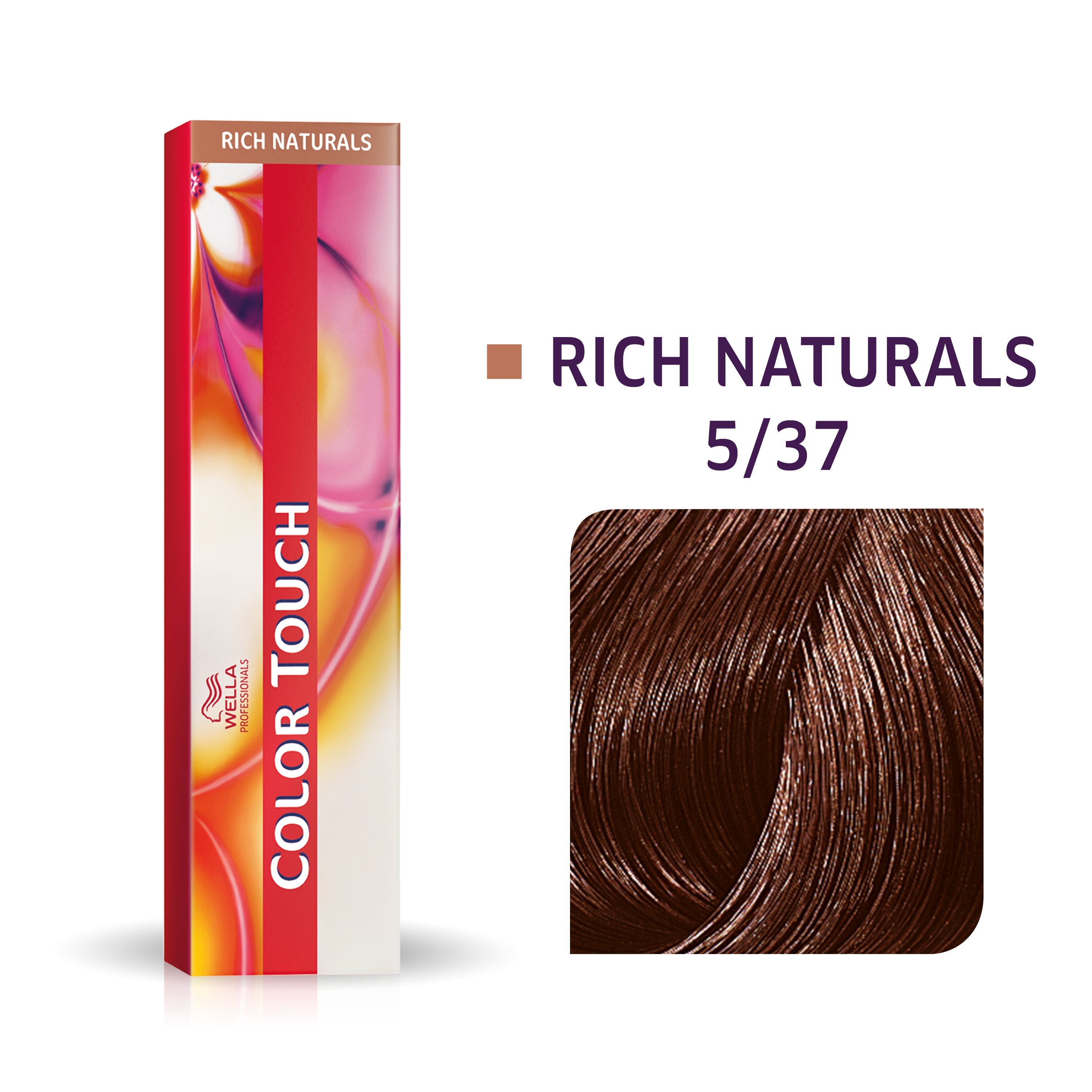 Wella Professional Color Touch Rich Naturals 5/37 Gyllene Ljusbrun