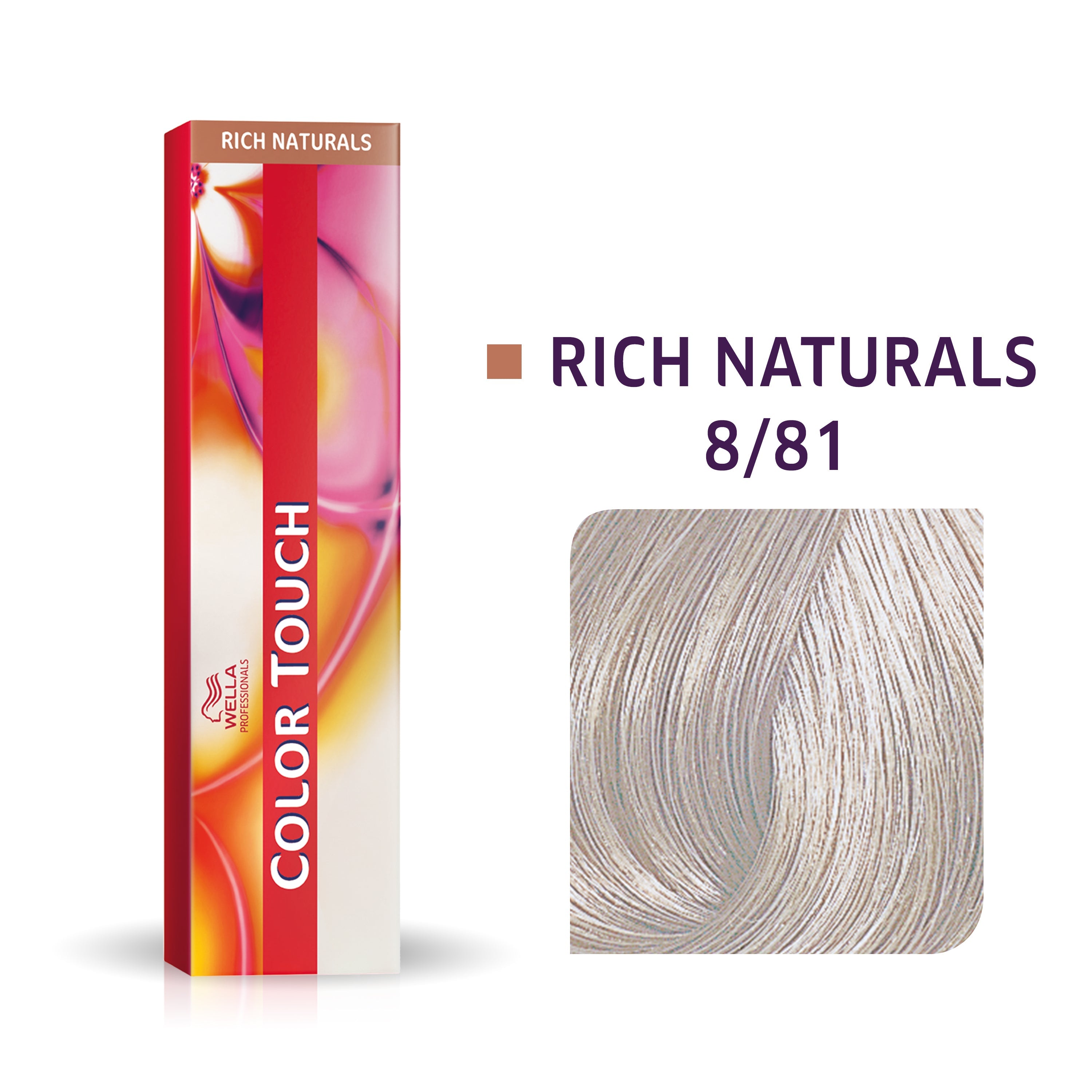 Wella Professional Color Touch Rich Naturals 8/81 Ljusblond perle-ask
