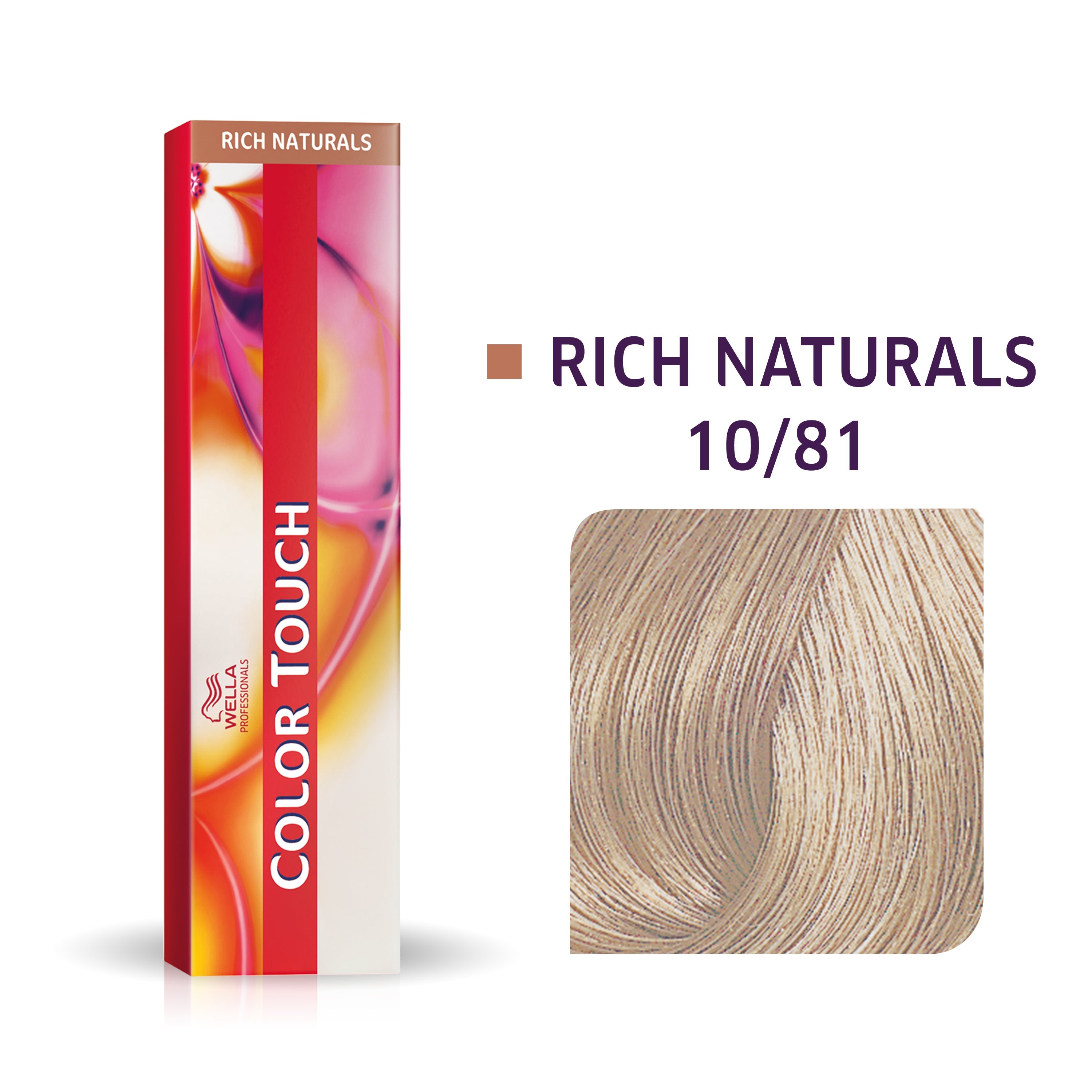 Wella Professional Color Touch Rich Naturals 10/81 Ljus-ljusblond pärl-ask