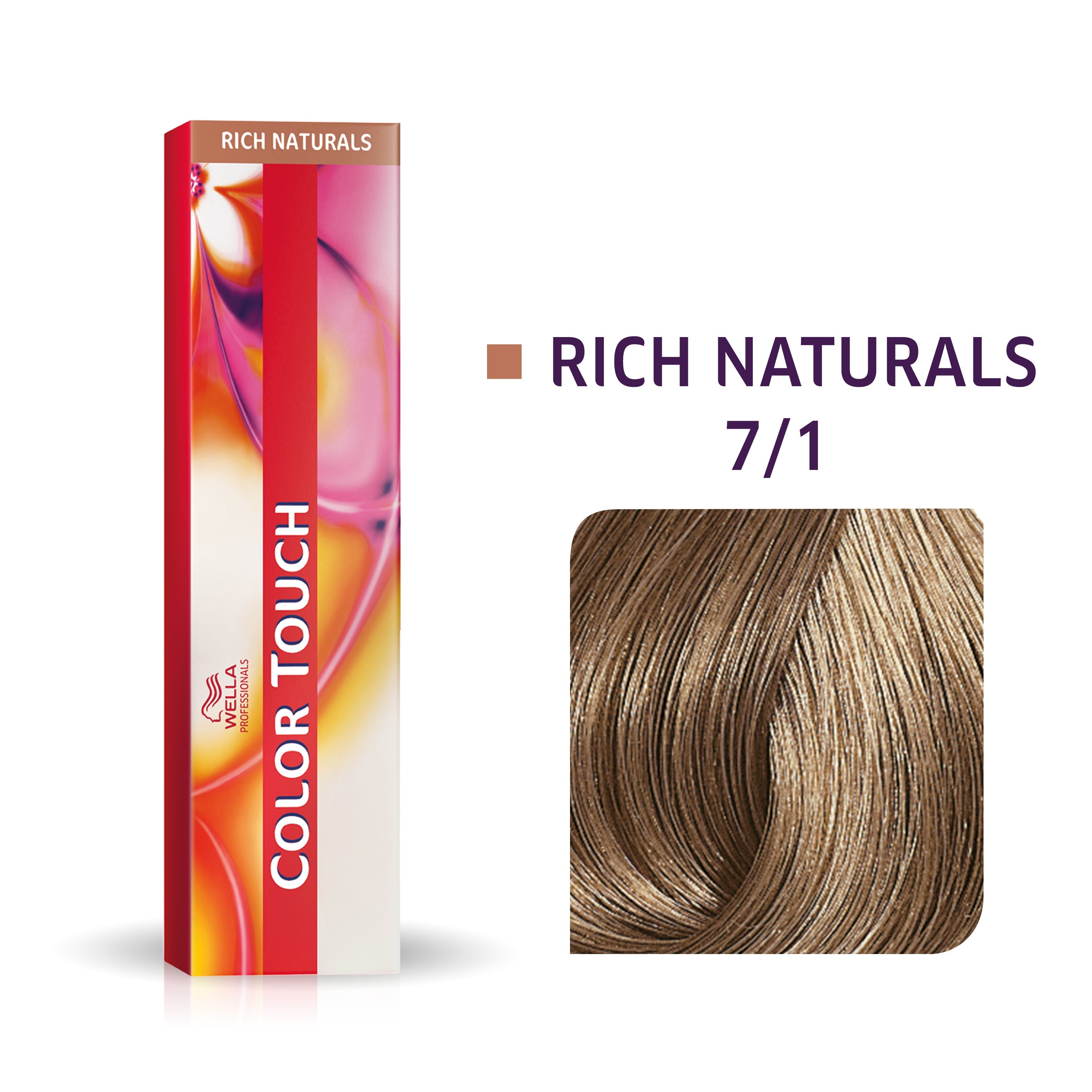 Wella Professional Color Touch Rich Naturals 7/1 Mediumblond Ask