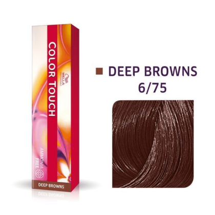 Wella Professional Color Touch Deep Browns 6/75 Mörkblond brun-mahogni