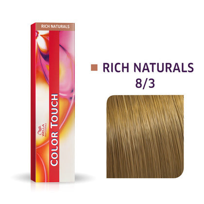 Wella Professional Color Touch Rich Naturals 8/3 Ljusblond guld