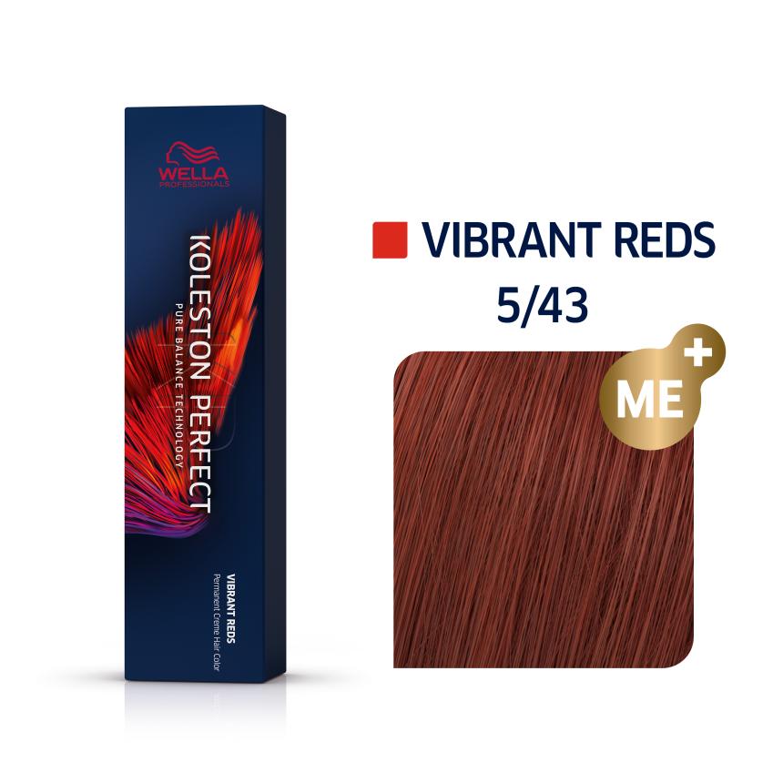 Wella Koleston Perfect Me+ Vibrant Reds 5/43 Light Brown Red Gola