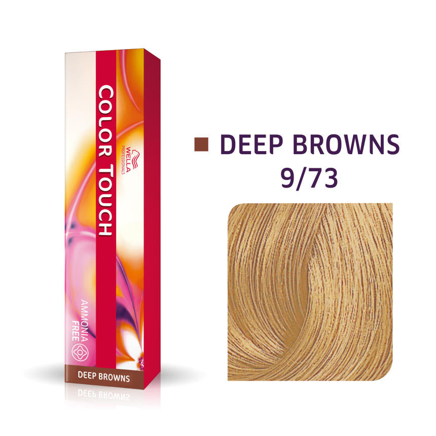 Wella Professional Color Touch Deep Browns 9/73 Ljus Ljusblond Gylden-brun