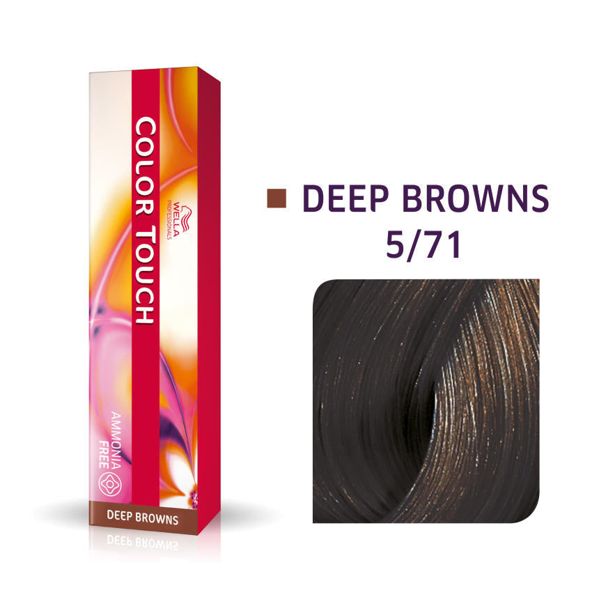 Wella Professional Color Touch Deep Browns 5/71 Ljusbrun brun-ask
